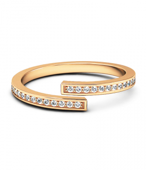 Кольцо с бриллиантами (Мод. 621)